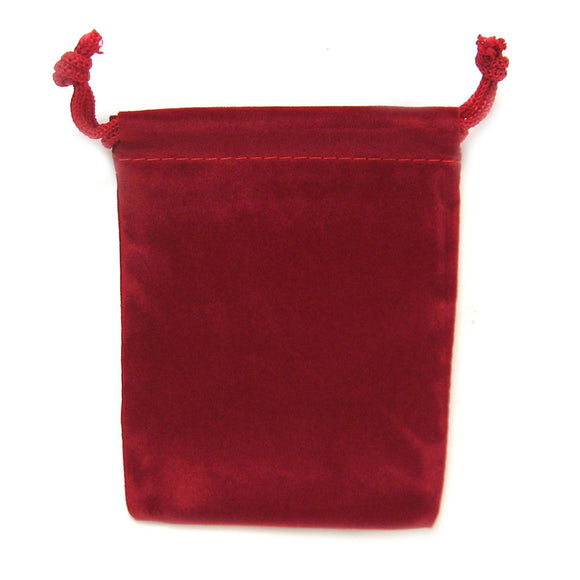 Wholesale Red Velveteen Bag (3x4 Inches)