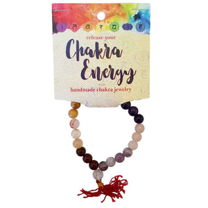 Wholesale Chakra Beaded Bracelet with Tassel