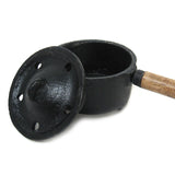 Wholesale Cast Iron Cauldron with Wood Handle