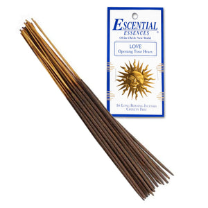 Wholesale Love Incense Sticks by Escential Essences (Package of 16)