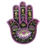 Wholesale Hamsa Incense Burner (Black and Fuchsia)