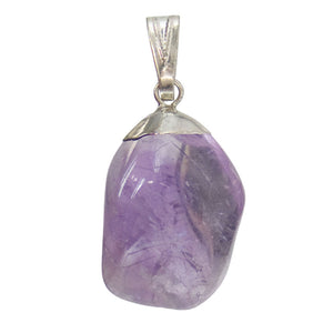 Wholesale Amethyst Tumbled Pendant